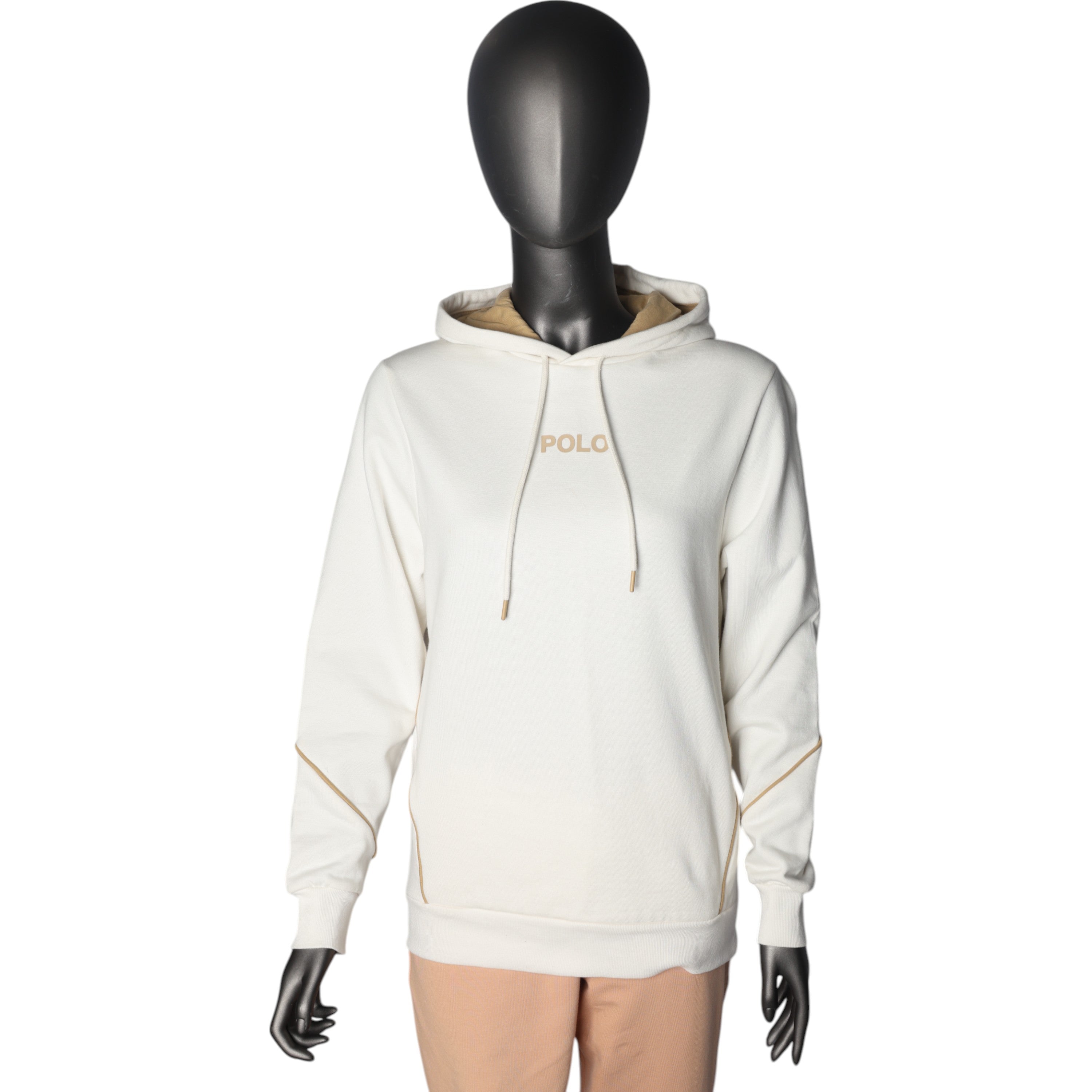 Polo Sweater Ladies Demi Hoodie Off-White